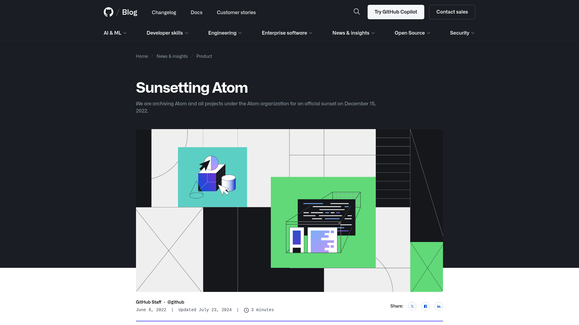 Atom screenshot