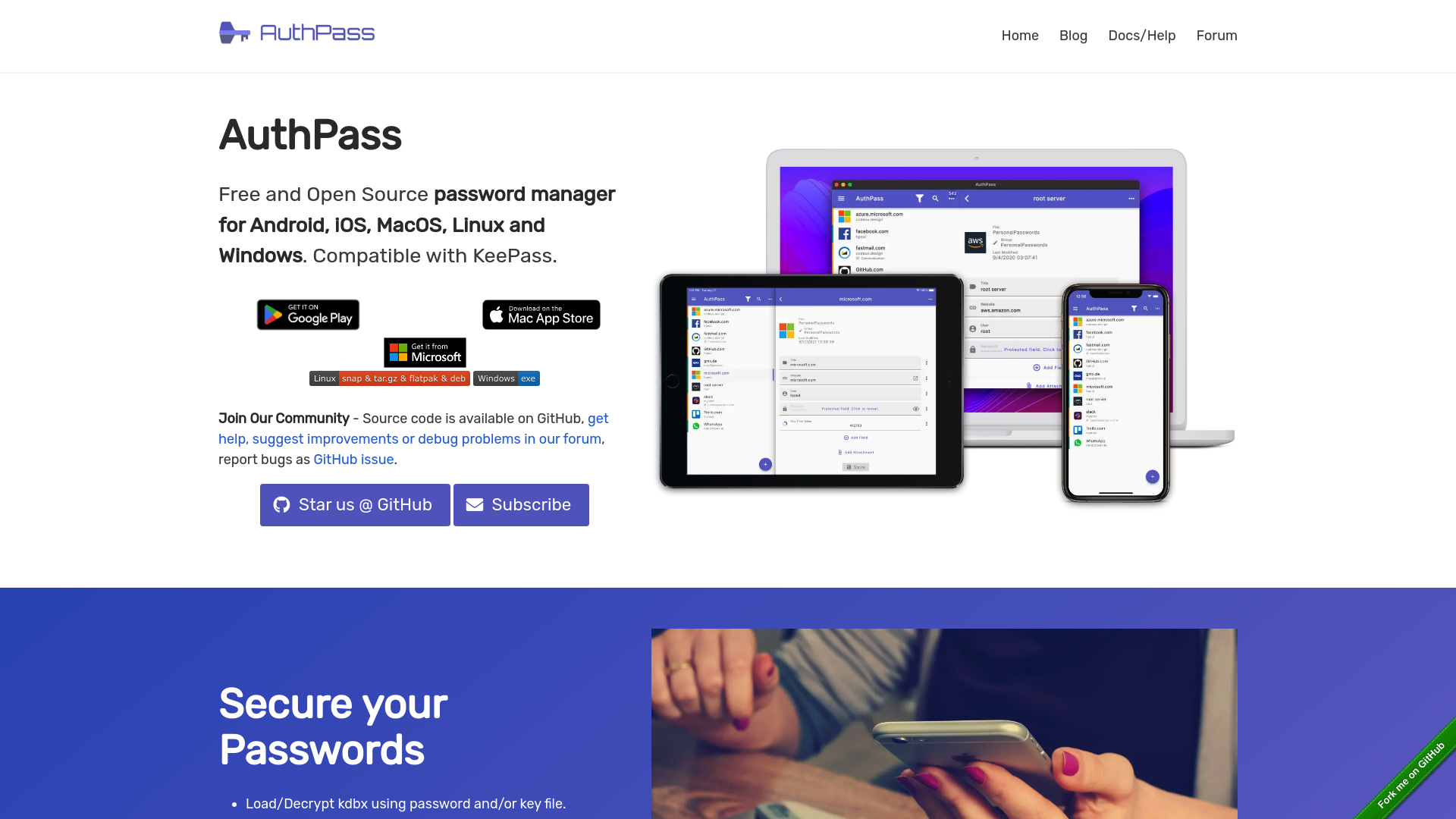 AuthPass screenshot