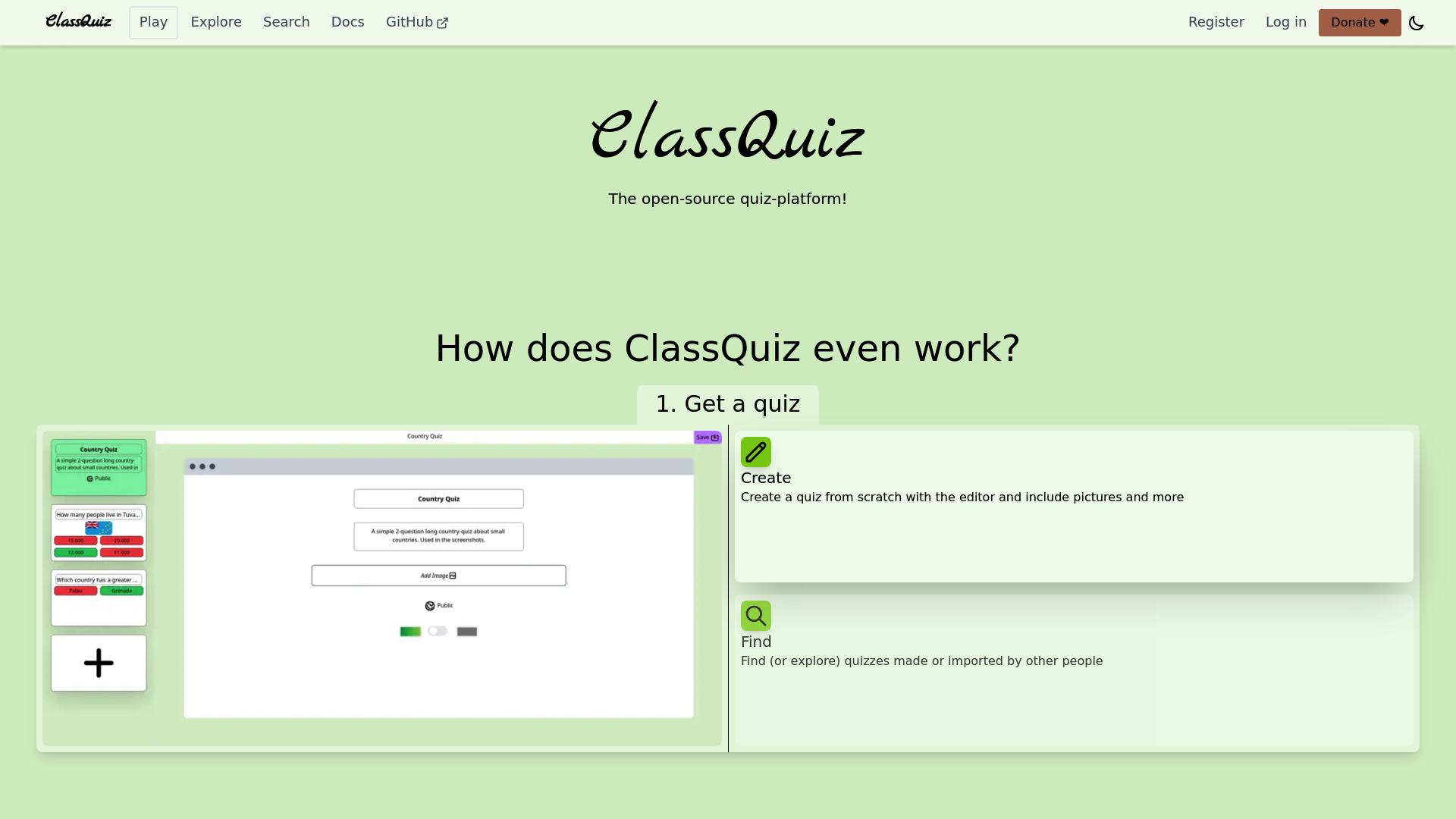 ClassQuiz screenshot