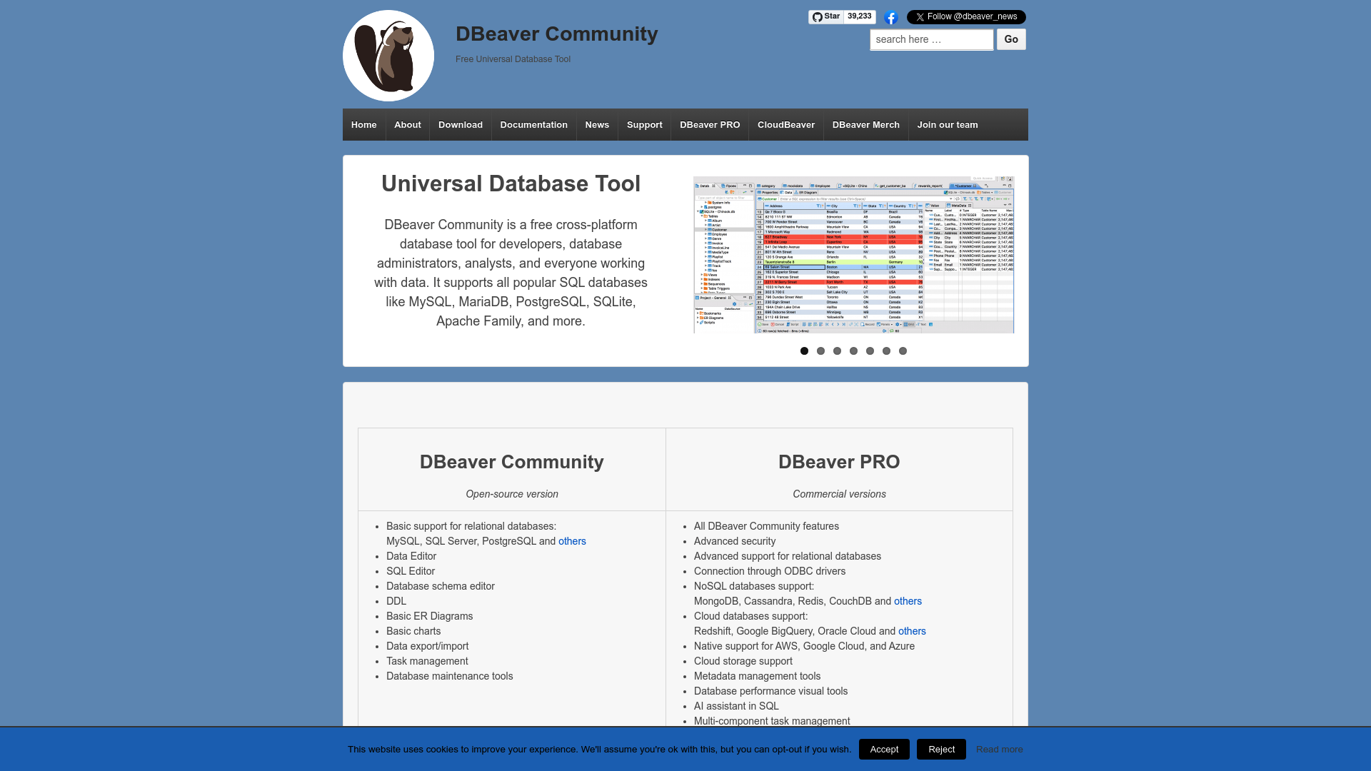 Dbeaver screenshot