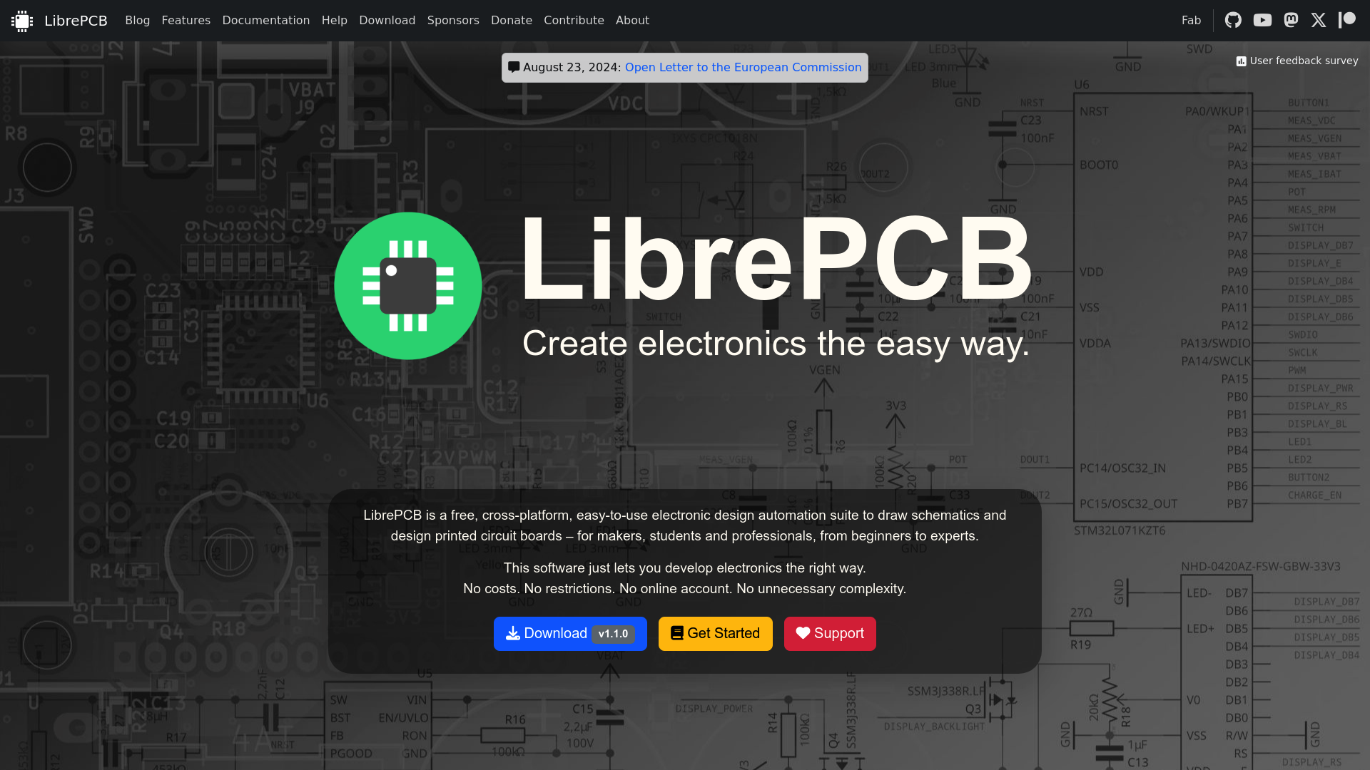 LibrePCB screenshot