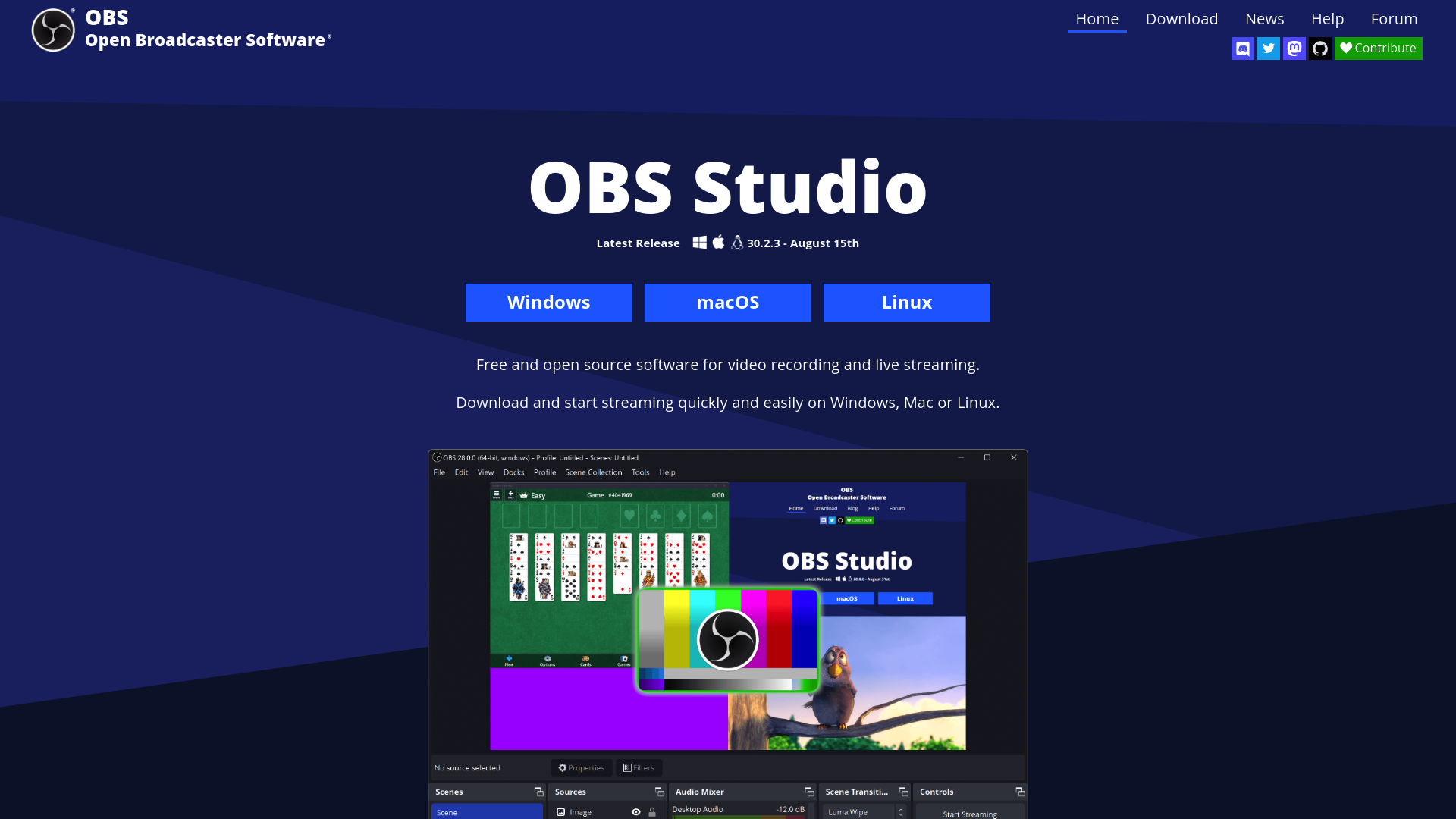 OBS Studio screenshot