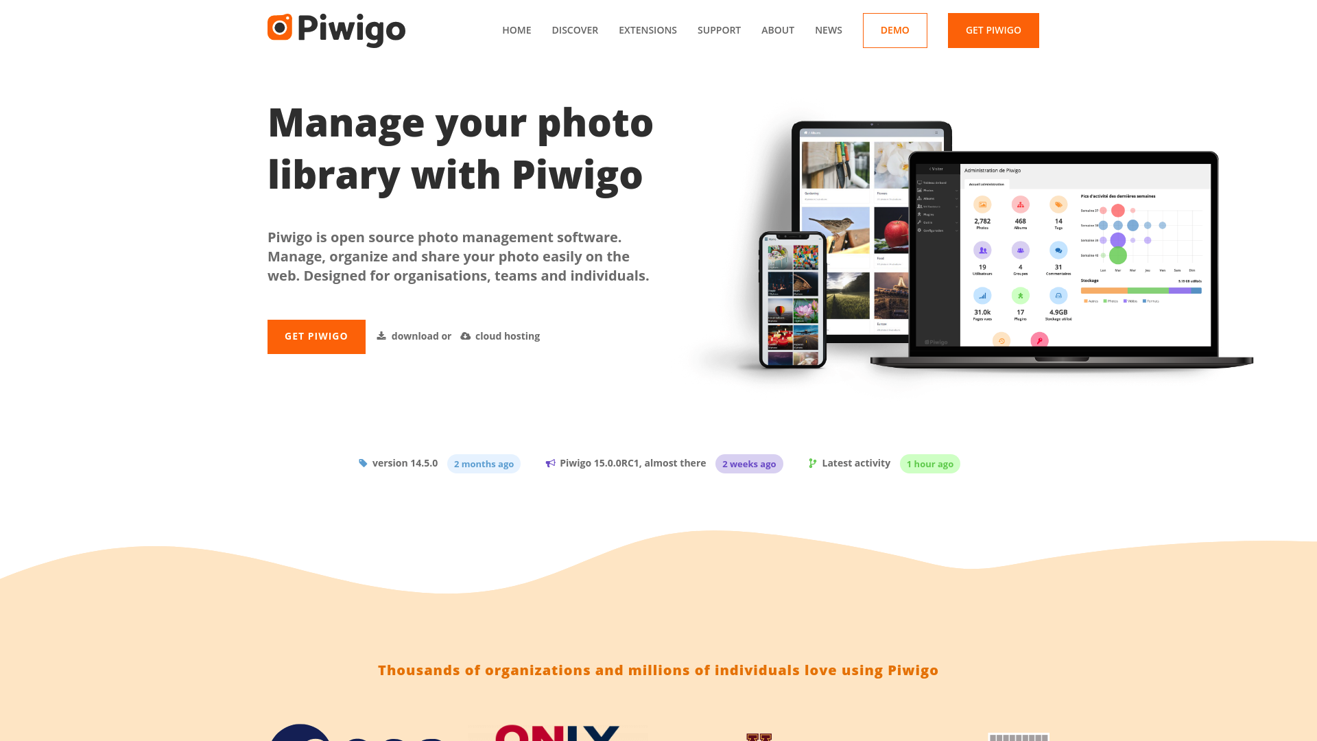 Piwigo screenshot