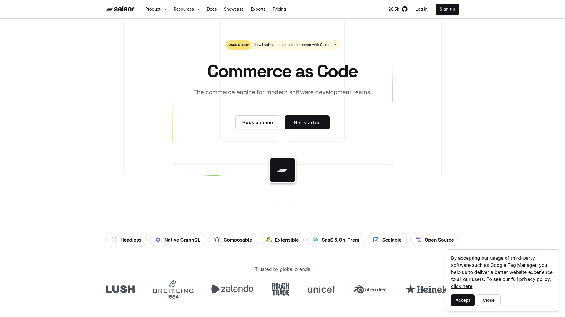 Saleor Commerce screenshot