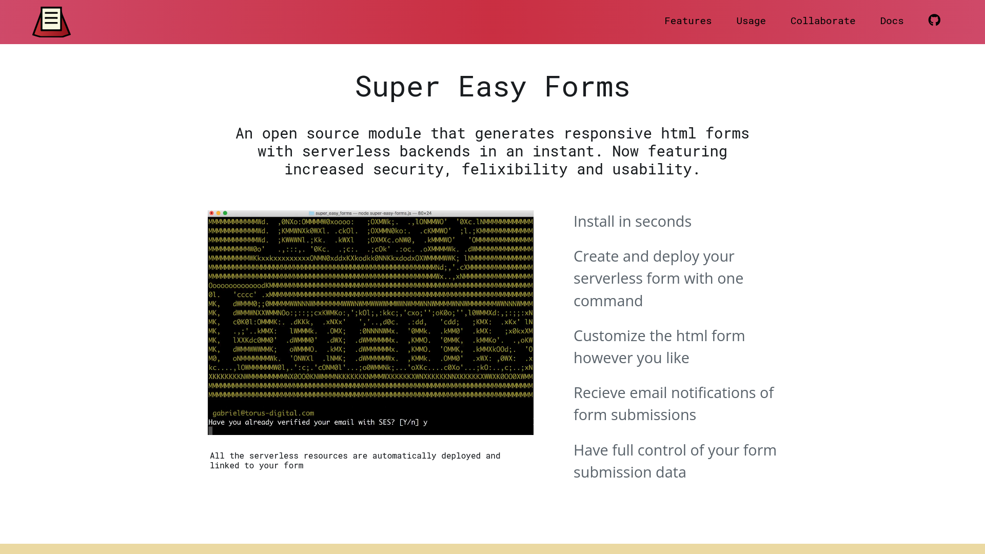 Super Easy Forms screenshot