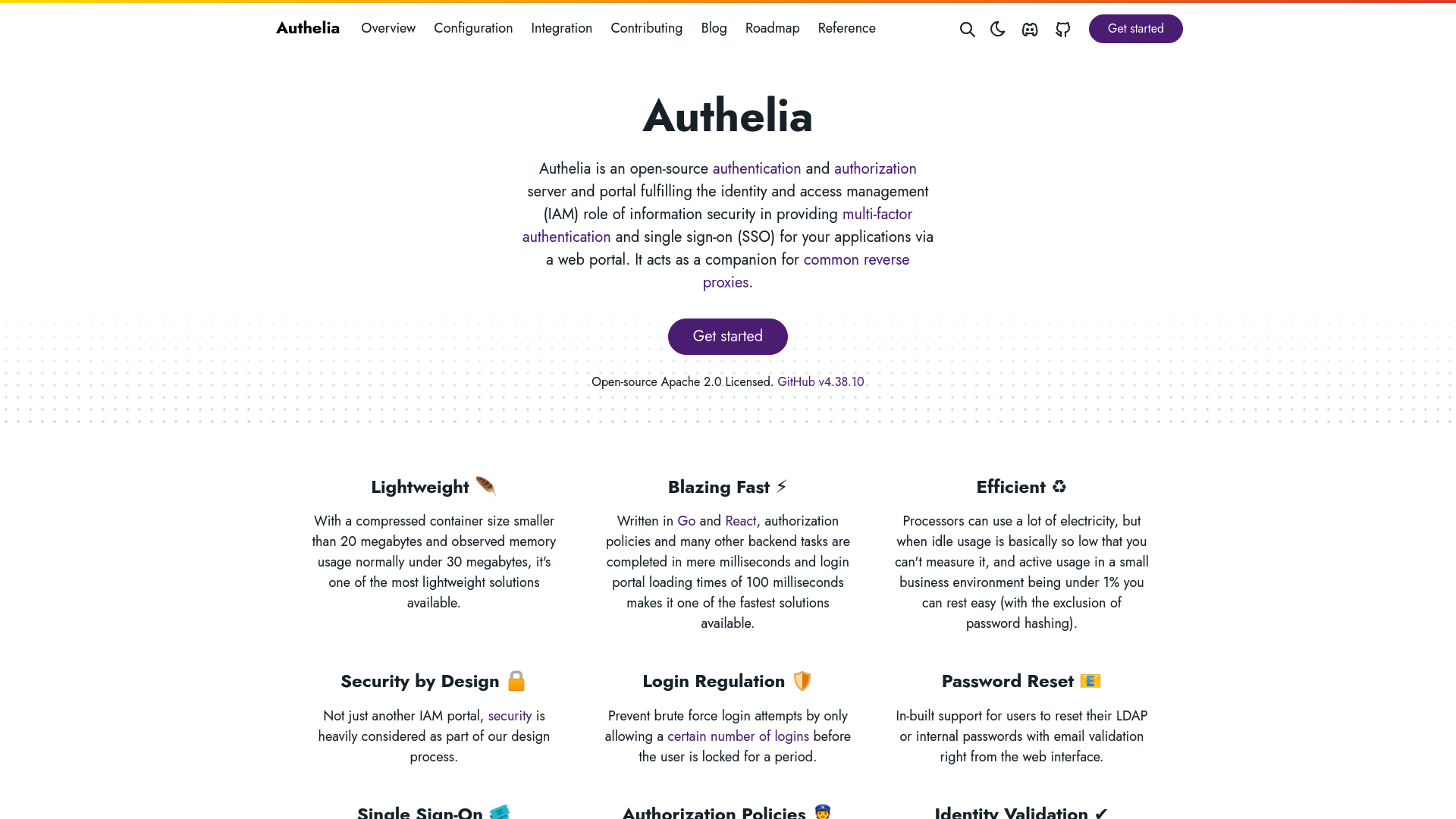 Authelia screenshot