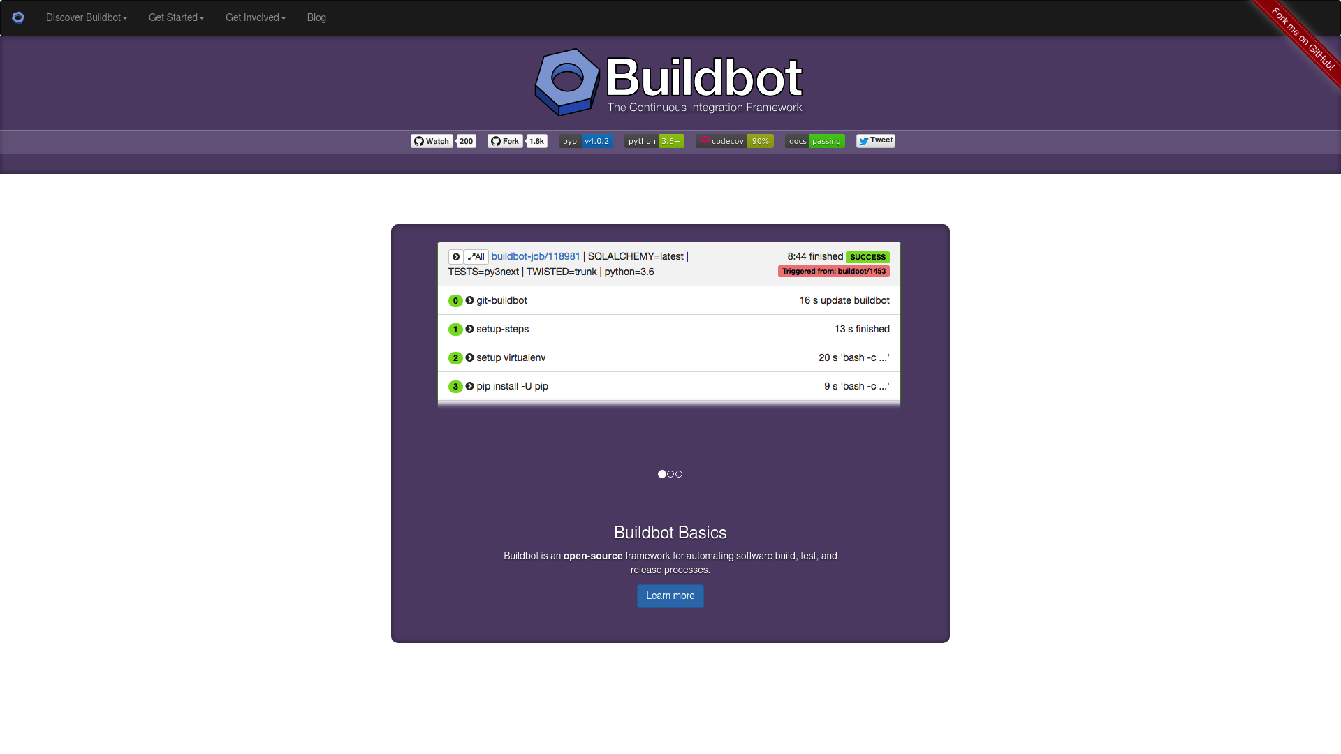 Buildbot screenshot