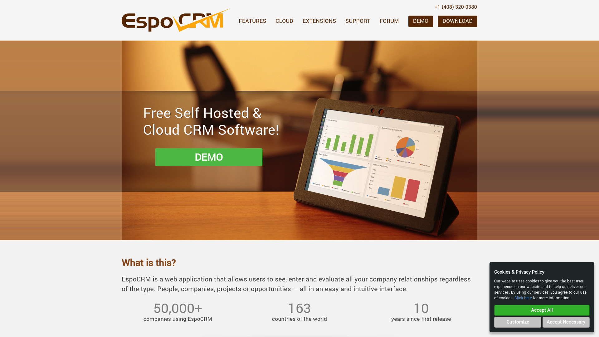 Espocrm screenshot