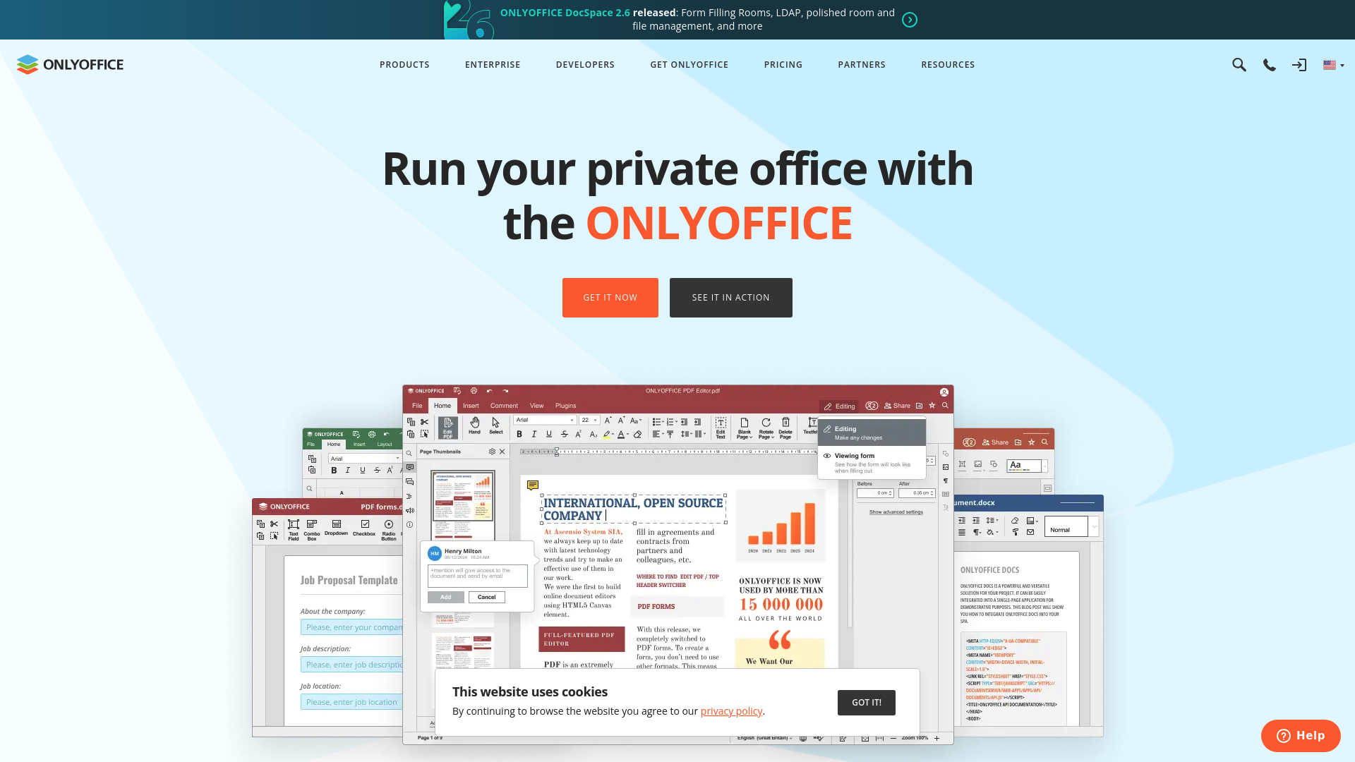 ONLYOFFICE screenshot