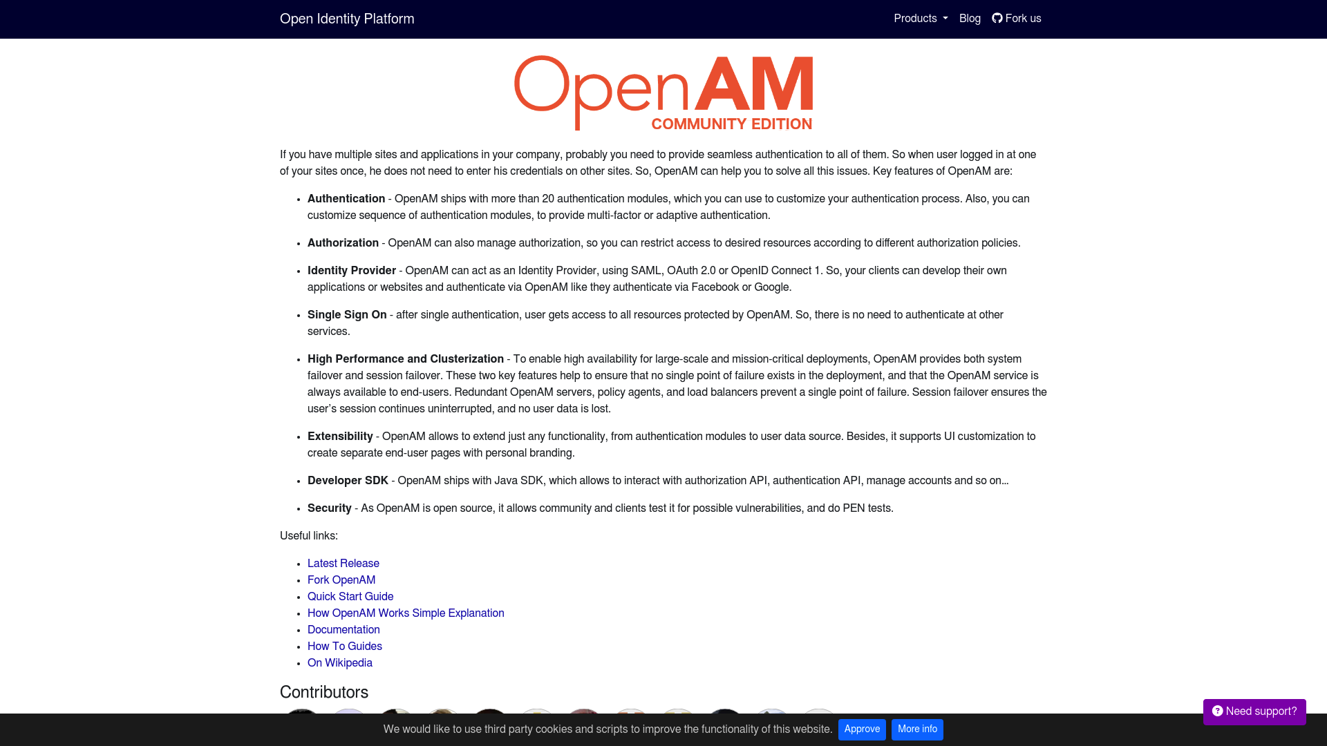 OpenAM screenshot