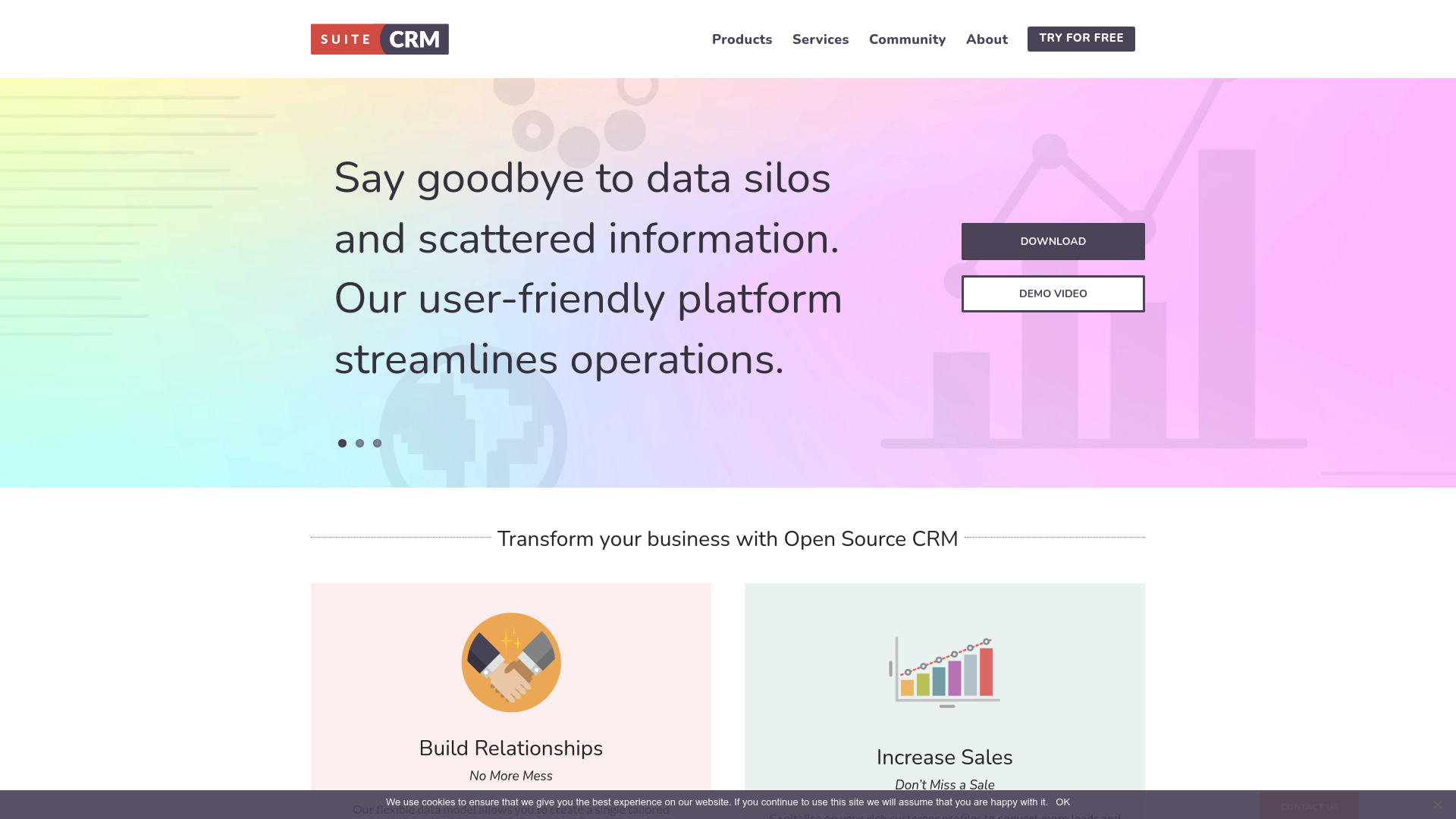 SuiteCRM screenshot